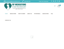Tablet Screenshot of ivfprescriptions.com